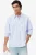 Lacoste Overhemd blauw, Gestreept