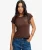 Athletic Essentials Slub Graphic T-shirt Brown
