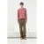 Heren Gestreepte Crew Neck Langemouwen T-Shirt