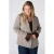 MS Mode Plus Size geruite regular blazer – bruin