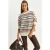 Oversized Gestreepte Gebreide Trui