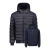 Airforce quilted winterjas – donkerblauw