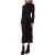 Scotch & Soda Asymetric Ruched Front Ls Dress Black