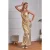 Summer Solstice maxi wikkeljurk in goud