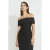 Ruby kanten off shoulder top zwart