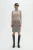 T-shirt met lange mouwen Slim fit Oatmeal Melange beige