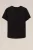 WE Fashion – Dames Jersey top – Regular fit – Zwart – Viscose –