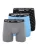 NIKE Underwear Boxershorts  lichtblauw / grijs / zwart