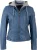 Mauritius Leren jas Blauw dames