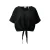 Linnen Mix Losse Blouse met Knoopdetail Dames s.Oliver