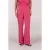 JANSEN Amsterdam wide leg high waist broek roze