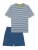SCHIESSER Nachtkledij ‘ Teens Nightwear ‘  blauw / wit