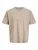 JACK & JONES Shirt ‘JORNorrebro’  beige / wit