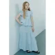 Sofie Schnoor girls gestreepte blousetop lichtblauw