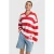 Alix the Label katoenen gestreepte sweater – rood