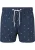 Cruz Zwemshorts ‘Werner’  donkerblauw / wit