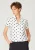 Shirt met korte mouwen en polka dot print