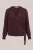 WE Fashion – Dames vest met overslag – Curve – Regular fit – Aubergine –   Plus Size