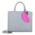 BUFFALO Handtas  basaltgrijs / pink