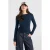 America Today top – donkerblauw