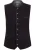 STOCKERPOINT Klederdracht gilet ‘Lorenzo’  antraciet / lichtgrijs / zwart