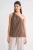 Asymmetrische Kraagaccessoire Gedetailleerde Top