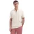 No Excess Polo short sleeve zipper stone