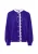 NAEMI Gebreid vest  royal blue/koningsblauw / wit