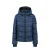 Little Cars gewatteerde jas donkerblauw