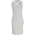 Diane Von Furstenberg midi-jurk met uitsnijdingen in witte rayon