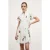 Motivi Floral Pattern Mini Dress White
