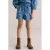 WE Fashion Blue Ridge denim straight short met hartjes medium blue denim