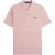 Fred Perry Effen Stoffig Roze Poloshirt