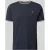 Christian Berg Men T-shirt met contraststrepen en ronde hals