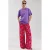 HARPER & YVE T-shirt met backprint paars