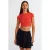 Dames Crop Slim-Fit Crew Neck T-Shirt