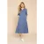 White Stuff Ada Jersey Shirt Dress Blue Multi
