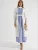 MSN Collection Blousejurk  blauw / wit