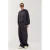 HARPER & YVE loose fit flared broek met logo – antraciet