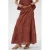 Kaffe maxi rok koraalrood