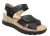 Hartjes Jazz Sandalen – Met Sleehak – Dames – Zwart –
