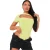 Missy Empire Dames/Dames Uitgesneden Bodycon Bodysuit met Korte Mouwen (Kalk)