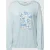 Tom Tailor Shirt met lange mouwen, motiefprint en extra brede schouders