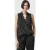 AllSaints Abi Lace Top Black