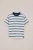 WE Fashion – Jongens T-shirt met streep – Regular fit – Lichtgroen – Katoen –