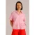 Yest gebloemde blouse broderie roze