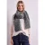 Jacquard sjaal met luipaardprint