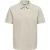 Only & Sons onskian life reg seersucker ss polo 22028694 silver lining