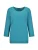 Goldner Trui  turquoise