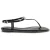 MACH & MACH Zwarte Rubber Platte Sandalen